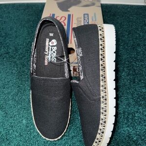 Skechers Black Slip-On Shoes